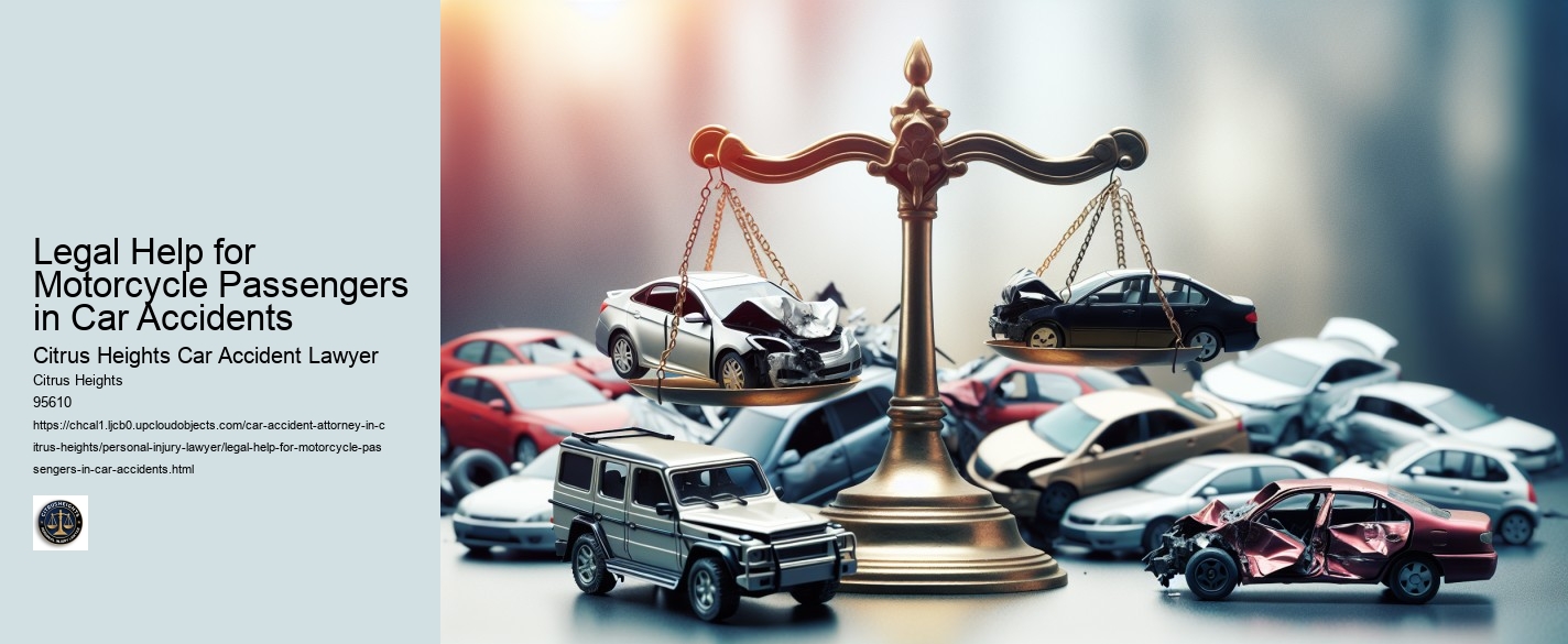 Legal Help for Motorcycle Passengers in Car Accidents